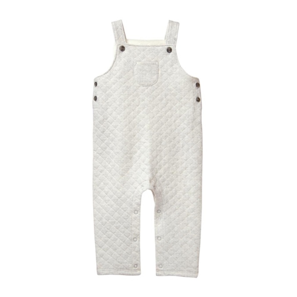 Janie and Jack Quilted Knit overalls